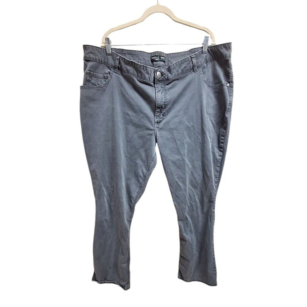 Riders By Lee Women's Grey Plus Size Midrise Bootcut Jeans See Measurements